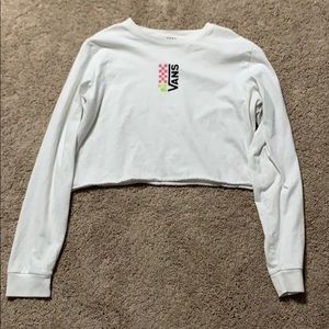 Vans long sleeved crop top